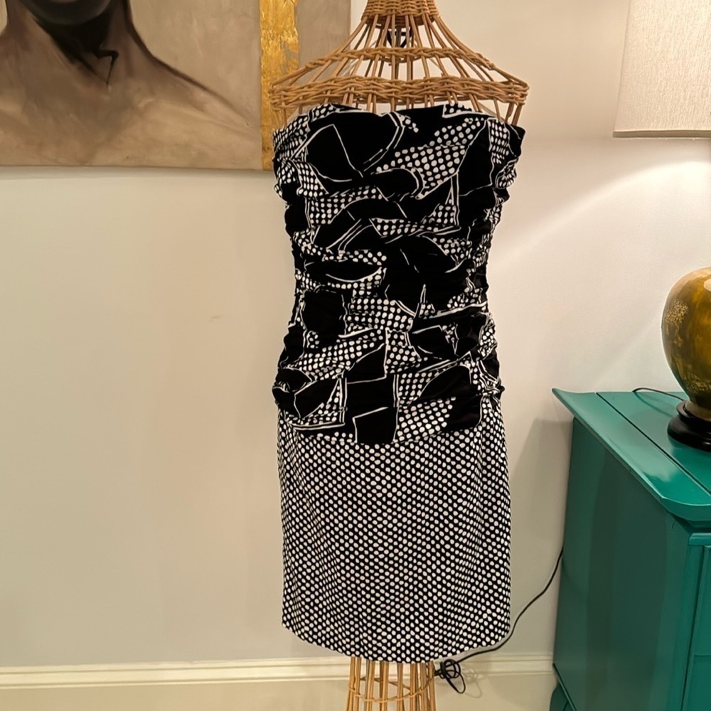 Victor Costa 🔥Sale🔥Vintage black and white dress